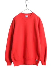 【お得なクーポン配布中!】 90s USA製 ラッセル 無地 スウェット メンズ レディース XL / 古着 90年代 オールド RUSSELL トレーナー 前V 裏起毛 スエット 大きいサイズ