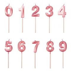 【迅速発送】YIXINLYMY キャンドル ろうそく 誕生日 数字 10個入り ろうそく バースデーキャンドル 3Dシェイプバースデーケーキキャンドルゴールドグリッターバースデーキャンドルバースデーアニバーサリーウェディングパーティー卒業パーティーの装飾装飾