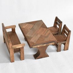 ミニ家具　ダイニングセット