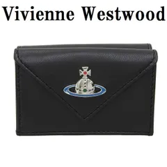 ヴィヴィアン ウエストウッド Vivienne Westwood 5115002GW L001L N403 三つ折り 財布 がま口 小銭入れ カード入れ レザー レディース ブラック