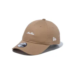 NEW ERA キッズ Youth 9TWENTY スクリプトロゴ カーキ × ホワイト