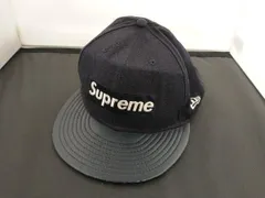Supreme × NEW ERA フライトレザーキャップ　7 5/8 2025年最新】supreme 7 5/8 キャップ レザーの人気アイテム