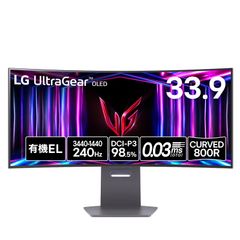 【VGP 2025 金賞】LG ゲーミング モニター UltraGear OLED 34GS95QE-B 33.9インチ/21:9 曲面型ウルトラワイド(3440×1440)/有機EL [【34GS95QE-B】33.9型/有機EL/0.03ms/240Hz]