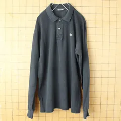 90s フランス製 LACOSTE ラコステ L/S 長袖ポロシャツ 90s LACOSTEラコステ ワンポイント コットン 鹿の子 長袖