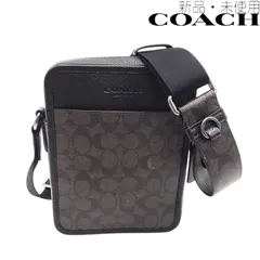 【新品/未使用】COACH コーチ COF-CAT78-QBXAM-1 ショルダーバッグ 斜め掛け 鞄 ブランドバッグ サリバン クロスボディ シグネチャー メンズ レディース ユニセックス ブラウン ブラック 6325628