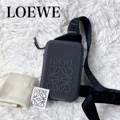 LOEWE ボディバッグ コンバーチブル カーフ レザー ブラック 極美品