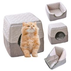 【数量限定】ペットハウス ペットベッド 猫 ハウス 猫ベッド 犬小屋 室内 犬ハウス 犬ベッド 夏 ペットベッド 夏用ベッド ドーム型 クッション型 かわいい 両用 折りたたみ 3way クッション 取り外し可能 いぬ ねこ 犬 猫 小型犬 洗える 接触冷感生