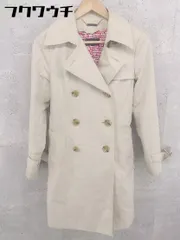 ■ ◎ QUEENS COURT ライナー付 長袖 トレンチ コート サイズ2 ベージュ レディース  【中古】 【1002802166839】