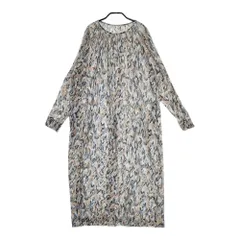 minä perhonen グレー 長袖ロングワンピース　40 2025年最新】mina perhonen レディース ロングワンピースの人気