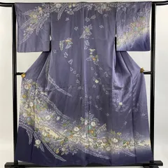 プー子着用少ない！美品＊単衣＊辻が花＊絵羽＊豪華＊訪問着＊１６１ｃｍ裄６７ プー子着用少ない！美品＊単衣＊辻が花＊絵羽＊豪華