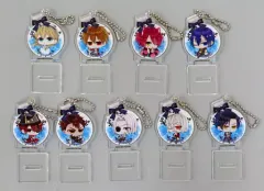 【中古】キーホルダー [単品] 集合 描きおろしちびキャラアクリルスタンドキーチェーン9個セット 「Switchソフト スペードの国のアリス ～Wonderful Black World～ スペシャルステラセット」 同梱特典