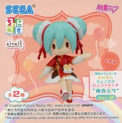 初音ミク　ふわぷち ちょこのせ ミニフィギュア　まとめ売り 中古】トレーディングフィギュア 全2種セット 「初音ミクシリーズ ふわ