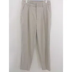 ◇ LOWRYS FARM ローリーズファーム センタープレス テーパード パンツ サイズL ベージュ レディース  【中古】 【1206080006737】