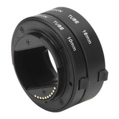 【特価商品】NEX エクステンションチューブ Eマウントカメラ用 10mm+16mm マクロ撮影用 接写リング ABS +メタル 2点セット