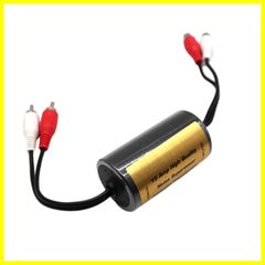 アップグレードされたグランドループノイズアイソレーターカーラジオ/ホームステレオシステム用ノイズフィルターノイズサプレッサーリデューサーオルタネーター