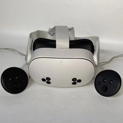 Meta Quest 3S P97 128GB VR へッドセット コントローラー 付 ゲーム 映像 中古 　 ホワイト②