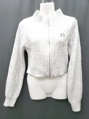 ◇ ⊇ NICE CLAUP ナイスクラップ 長袖 ニット カーディガン サイズF グレー レディース P  【1409250024313】