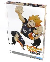【中古】アクリルスタンド・アクリルパネル 日向翔陽＆影山飛雄 アクリルブロック 「ハイキュー!! フェスタ 2023 -大壮行会-」