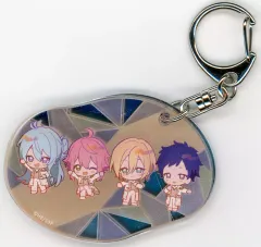 【中古】キーホルダー fine 「あんさんぶるスターズ!! Cast Live Starry Symphony -the midnight sun-×animatecafe 描き起こしビジュアルミラーアクリルチャームコレクション」