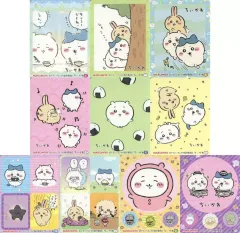 【中古】シール・ステッカー 全10種セット  キラキラシール 「ちいかわ ふりかけ たまご＆たらこ」 同梱品