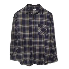 ネルシャツ メンズ ルーズフィット チェックシャツ メンズ 長袖 シャツ ソリッドカラーシャツ チェック ネルシャツ フランネルシャツトップス 長袖 ネルシャツ アメカジ COLOR-F 81300