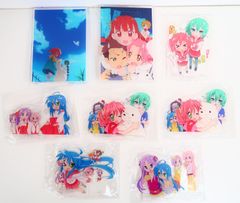 7点セット くじ引き堂 らき☆すた ラッキーくじ アクリルイラストパネル・アクリルスタンドフィギュア