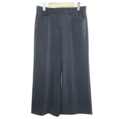 theory luxeネイビー ガウチョパンツ 38タグ付き新品 セオリーリュクスtheory luxeネイビー ガウチョパンツ 38タグ