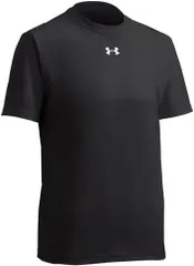 新品 アンダーアーマー 子供向け・ジュニア150サイズ 半袖 プラクティスシャツ ヒートギア ルーズフィット BTR3629 ブラック