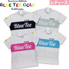 ブルーティーゴルフ ブルーティー イタリック レディース 半袖モックネックシャツ BTG-AWT006/BLUE TEE GOLF【ネコポス】のサムネイル