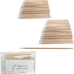 【細い綿棒200本セット】 クラフト綿棒 極細 細い 精密綿棒 フィギュア プラモデル 墨入れ ウェザリング パソコン (200本セット)