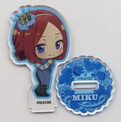 【中古】アクリルスタンド・アクリルパネル 中野三玖 ミニアクリルスタンドフィギュア 「くじ引き堂 五等分の花嫁∽ オトナBirthdayくじ」 C-3賞