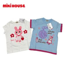 MIKI HOUSE うさぎ刺繍 Tシャツ ピンク 100定価30800円 - メルカリ