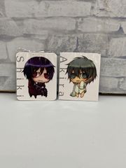 K8-42】◎ 5.沖蒼衣＆三毛諒太 缶バッジ 「プリズムチャンス