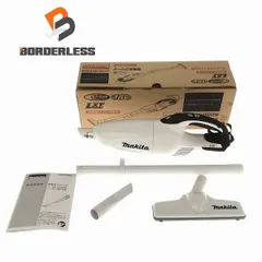 ☆中古美品☆ makita マキタ 18V 充電式クリーナー CL181FDZW 白/ホワイト 本体+パーツ 101145