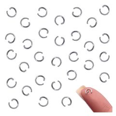 丸カン 5ｍｍ シルバー 200個 ジャンプリング 丸環 金具 基礎パーツ 接続金具 キーホルダー アクセサリー ハンドメイド パーツ BD4149