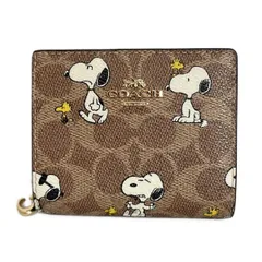 COACH x PEANUTS スヌーピー 二つ折り財布 公式】コーチアウトレット | 【COACH X PEANUTS】スナップ