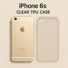 iPhone6 / iPhone6s 対応 TPUクリアケース（透明ソフトカバー）シンプル iPhoneケース アイフォーン6 アイフォーン6s