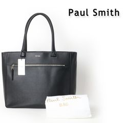 신품 PS Paul Smith 폴 스미스 스트로그레인 가죽 토트 백 블랙 가죽 캐주얼 APS542 -874