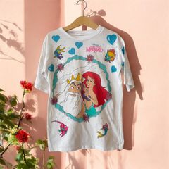 90s ノートルダムの鐘 エスメラルダ 総柄Tシャツ ディズニー
