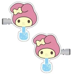 【中古】アクセサリー(非金属) 2.マイメロディ ヘアクリップ 「サンリオキャラクターズチョコレート」