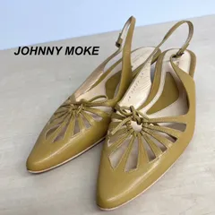 JOHNNY MOKE★本革パンプス★38★24★試着のみ JOHNNY MOKE☆本革パンプス☆38☆24☆試着のみ