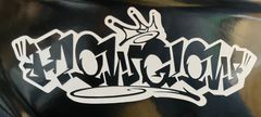 ホロライブ FLOW GLOW ロゴ カッティングステッカー