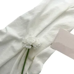 Lezalic 背景布 リネン調 300cm*250cm 無地 生地 物撮り 撮影用 内装 写真 多用途 シワが付きにくい バック スクリーン スタジオ 布 クロス (オフホワイト) [オフホワイト]