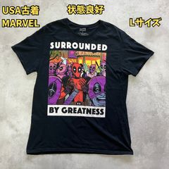 訳あり MARVEL マーベル デッドプール メンズ 半袖tシャツ 黒 Lサイズ 