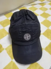 STONE ISLAND x Supreme ダークグリーン キャップ L/XL