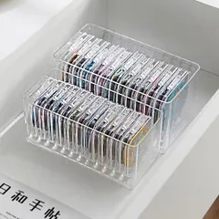 新品 缶バッジ 収納 ディスプレイケース 56mm 小分けケース 12枚入り クリア 大容量 直径56mmバッジ対応 防塵 防水 透明 アクスタ 【ネイル・小物・雑物】収納 落下防止 耐久性 アクリル 推しキャラ (ボックス 56mm対応*1組)