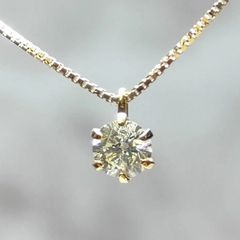 【美品 JEWELRY】0.163ct ダイヤモンド  K18YG イエローゴールド ネックレス SBD-1885 （SNA）02405290012012SA