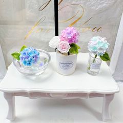 #544 ミニチュア　紫陽花セット　＊⑩