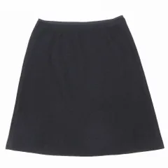 MARCCAIN マークケイン ウール 台形 スカート ボトムス ブラック サイズN3 レディース 【中古】