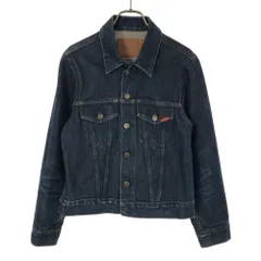 サムシング 長袖 デニムジャケット M ネイビー SOMETHING ジージャン レディース 古着 【240401】